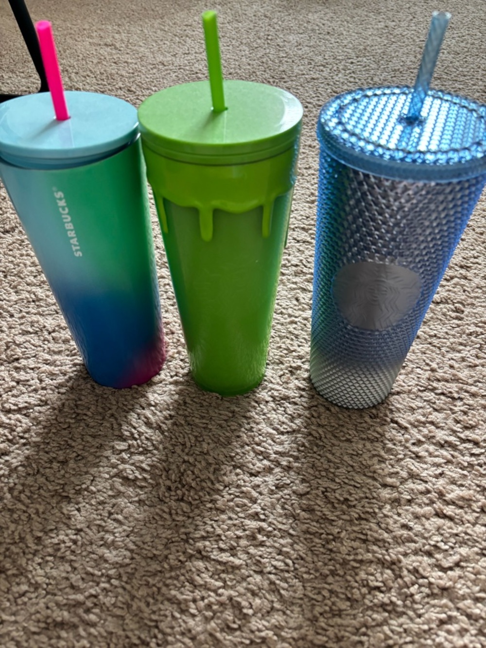 3 Starbucks Tumblers